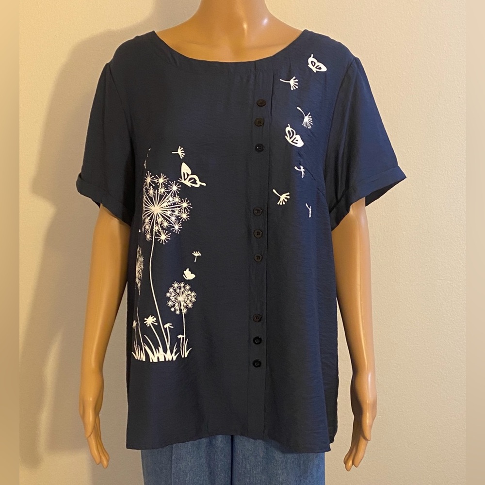 Shein Curve Women’s Short Sleeve Blouse